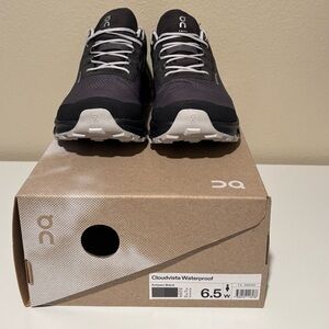 On Cloudvista Waterproof Women’s Running Shoes - Eclipse/Black